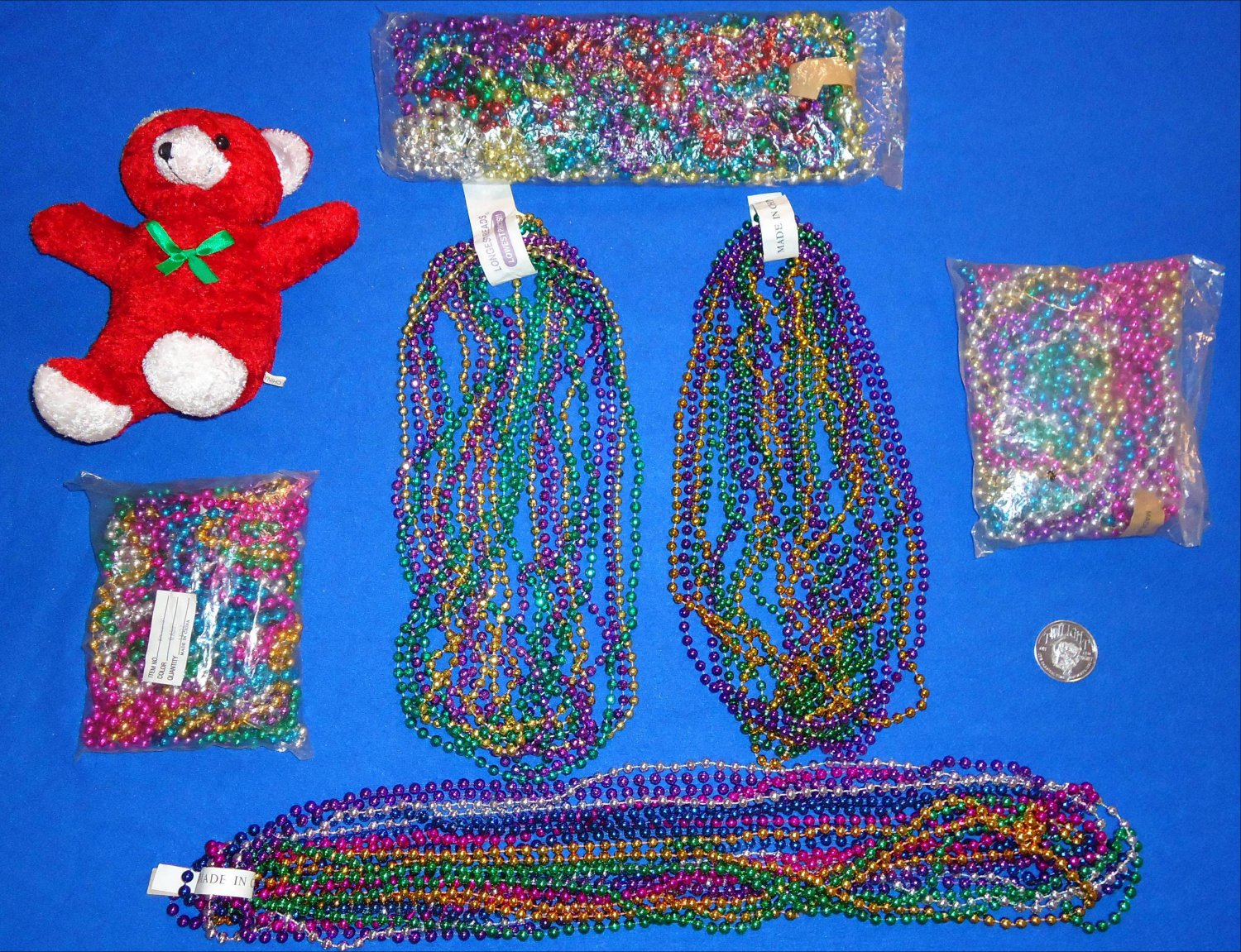 ***BRAND NEW*** 6 DOZEN AUTHENTIC NEW ORLEANS MARDI GRAS BEADS LOT