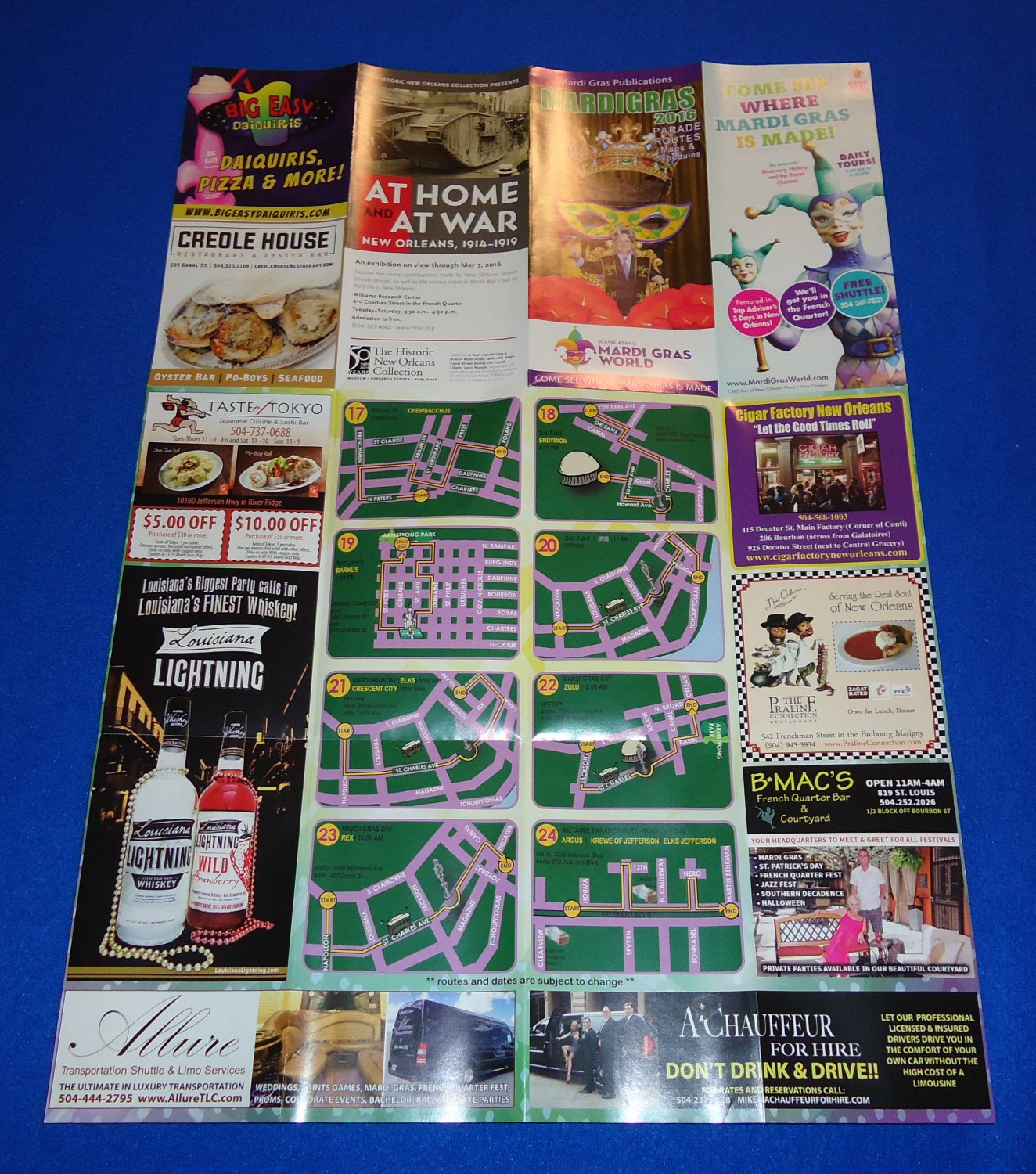 new orleans mardi gras parade route map