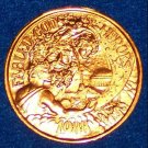 COOL FABLED GODS AND HEROES AUTHENTIC NEW ORLEANS MARDI GRAS DOUBLOON TOKEN COIN