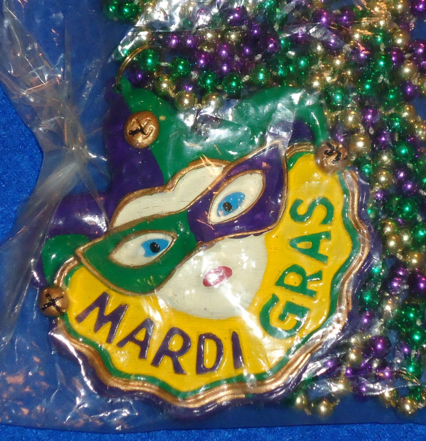 ***BRAND NEW*** MARDI GRAS MASK AUTHENTIC NEW ORLEANS MARDI GRAS BEAD