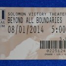 NATIONAL WORLD WAR II MUSEUM BEYOND ALL BOUNDARIES MOVIE TICKET STUB SOUVENIR NATIONAL WORLD WAR II MUSEUM BEYOND ALL BOUNDARIES MOVIE TICKET STUB SOUVENIR