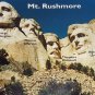BEAUTIFUL MT RUSHMORE POSTCARD WASHINGTON LINCOLN JEFFERSON ROOSEVELT PRESIDENTS