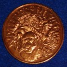 LION KING OF THE BEASTS EAGLE NATURE'S ROYALTY NEW ORLEANS MARDI GRAS DOUBLOON