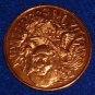LION KING OF THE BEASTS EAGLE NATURE'S ROYALTY NEW ORLEANS MARDI GRAS DOUBLOON