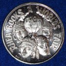 WORLD'S FAIR HOT AIR BALLOON ASIAN MEXICAN MULTI CULTURAL MARDI GRAS DOUBLOON WORLD'S FAIR HOT AIR BALLOON ASIAN MEXICAN MULTI CULTURAL MARDI GRAS DOUBLOON
