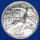 FAMOUS AMERICAN FESTIVALS NEW ORLEANS MARDI GRAS DOUBLOON BEAUTY QUEEN FLOWERS