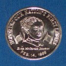 FIRST LADY ELIZA JOHNSON AUTHENTIC NEW ORLEANS MARDI GRAS DOUBLOON TOKEN COIN