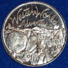 WESTERN WORLD ADVENTURES MARDI GRAS DOUBLOON COWBOY HORSE TEEPEE EARTH WORLD