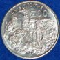 A VISIT TO THE ZOO NEW ORLEANS MARDI GRAS DOUBLOON ELEPHANT PARROT GIRAFFE LION