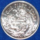 OUR FIRST DECADE NEW ORLEANS MARDI GRAS DOUBLOON TOKEN TAJ MAHAL SEAL CLOWN SHIP