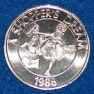 RARE UNIQUE SHOPPER'S DREAM AUTHENTIC NEW ORLEANS MARDI GRAS DOUBLOON TOKEN COIN