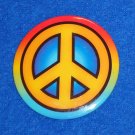 60S & 70S PEACE SIGN SYMBOL PIN BRITISH CAMPAIGN LOGO FOR NUCLEAR DISARMAMENT