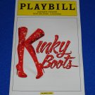 KINKY BOOTS MUSICAL PLAYBILL CYNDI LAUPER TONY AWARD WINNING FIERSTEIN BROADWAY KINKY BOOTS MUSICAL PLAYBILL CYNDI LAUPER TONY AWARD WINNING FIERSTEIN BROADWAY