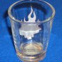 ***BRAND NEW*** LAS VEGAS SIGN FLAMES DICE SHOT GLASS SIN CITY COLLECTOR'S ITEM