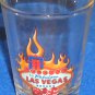 ***BRAND NEW*** LAS VEGAS SIGN FLAMES DICE SHOT GLASS SIN CITY COLLECTOR'S ITEM