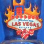 ***BRAND NEW*** LAS VEGAS SIGN FLAMES DICE SHOT GLASS SIN CITY COLLECTOR'S ITEM