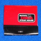 RUTH'S CHRIS STEAK HOUSE RESTAURANT MATCHBOOK BROAD STREET NEW ORLEANS LOUISIANA