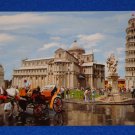 BRAND NEW COOL LEANING TOWER OF PISA POSTCARD PIAZZA DEI MIRACOLI HORSE CARRIDGE