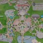 "WALT DISNEY" EPCOT BROCHURE THEME PARK GUIDE MAP SPACESHIP EARTH TEST TRACK