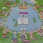 "WALT DISNEY" EPCOT BROCHURE THEME PARK GUIDE MAP SPACESHIP EARTH TEST TRACK