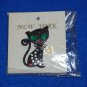 BRAND NEW DAZZLING & BEWITCHING NEW YORK BLACK CAT PIN SOUVENIR *FACTORY SEALED*