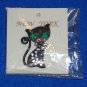 BRAND NEW DAZZLING & BEWITCHING NEW YORK BLACK CAT PIN SOUVENIR *FACTORY SEALED*
