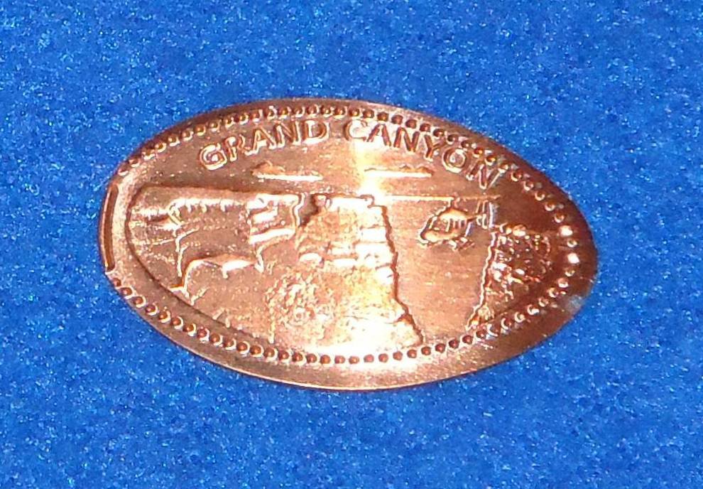 *BRAND NEW RADIANT GRAND CANYON SOUVENIR PENNY ARIZONA COLORADO RIVER