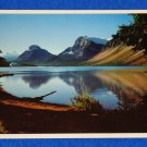 VINTAGE BANFF NATIONAL PARK BOW LAKE CROWFOOT MOUNTAIN POSTCARD ALBERTA CANADA