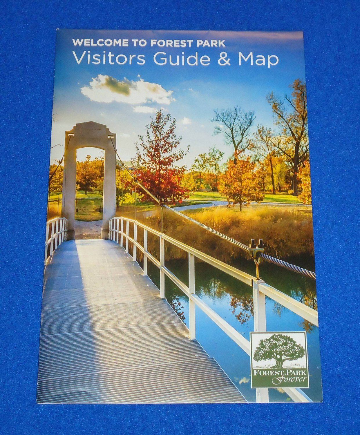 **BRAND NEW** ADORABLE SAINT LOUIS FOREST PARK BROCHURE VISITOR&#39;S GUIDE AND MAP
