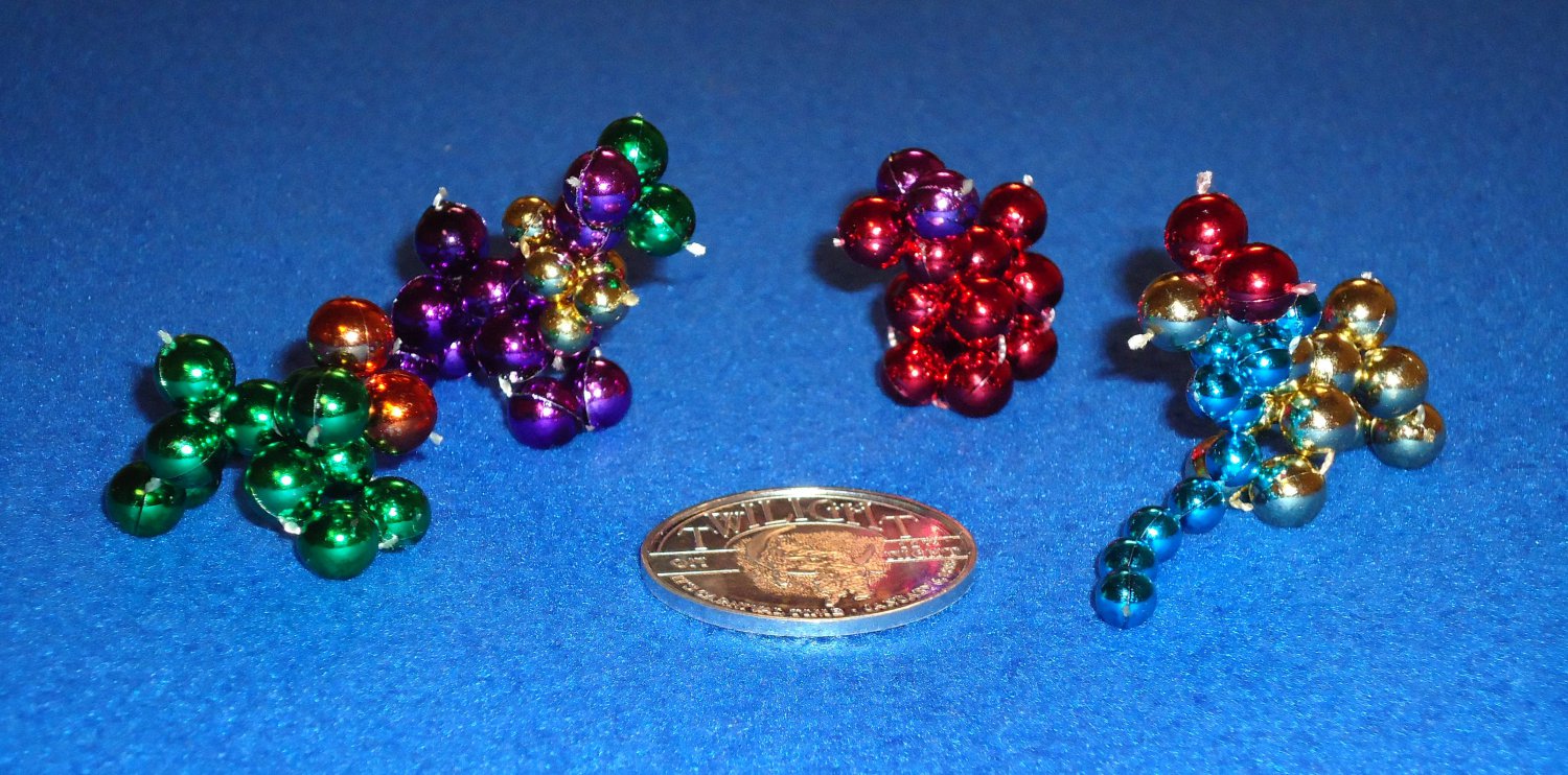 ADORABLE MARDI GRAS BEAD DOGS IN RANDOM COLORS + ***BONUS*** MARDI GRAS DOUBLOON