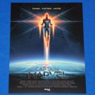 BRAND NEW SENSATIONAL CAPTAIN MARVEL MINI PRINT POSTER BRIE LARSON CAROL DANVERS BRAND NEW SENSATIONAL CAPTAIN MARVEL MINI PRINT POSTER BRIE LARSON CAROL DANVERS