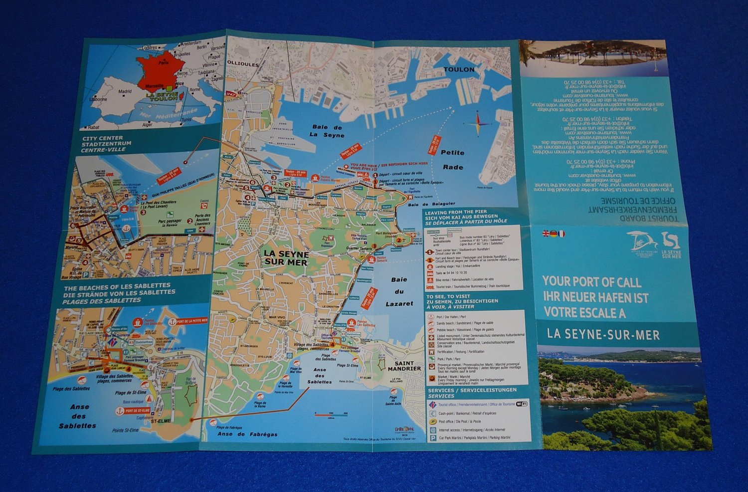 BRAND NEW AWESOME LA SEYNESURMER FRANCE MAP BROCHURE *PERFECT REFERENCE GUIDE* BRAND NEW AWESOME LA SEYNESURMER FRANCE MAP BROCHURE *PERFECT REFERENCE GUIDE*