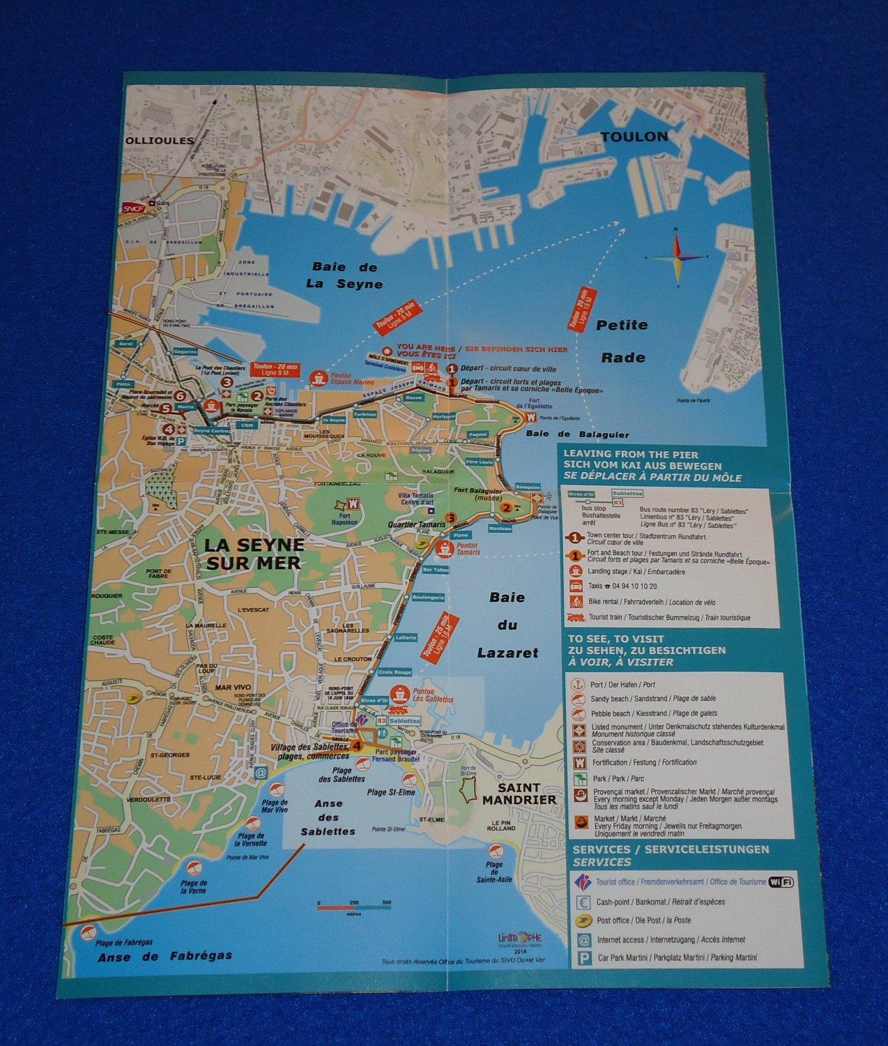 BRAND NEW AWESOME LA SEYNESURMER FRANCE MAP BROCHURE *PERFECT REFERENCE GUIDE* BRAND NEW AWESOME LA SEYNESURMER FRANCE MAP BROCHURE *PERFECT REFERENCE GUIDE*