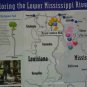 BRAND NEW STAGGERING LOWER MISSISSIPPI RIVER WILDLIFE REFUGES TRAILS HANDOUT
