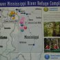 BRAND NEW STAGGERING LOWER MISSISSIPPI RIVER WILDLIFE REFUGES TRAILS HANDOUT