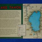 BRAND NEW EXTRAORDINARY LAKE TAHOE SKI CAMPING CASINO BEACH MAP POSTCARD MEMENTO BRAND NEW EXTRAORDINARY LAKE TAHOE SKI CAMPING CASINO BEACH MAP POSTCARD MEMENTO