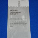 BRAND NEW STOCKHOLM CATHEDRAL BROCHURE COLLECTIBLE SWEDEN STORKYRKAN ST. GEORGE