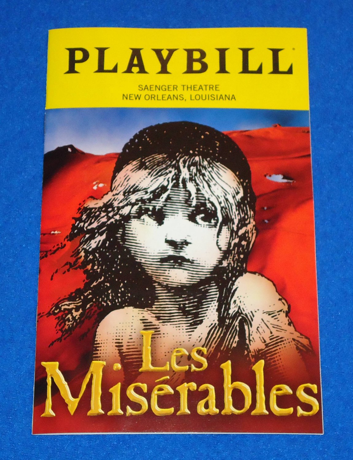 les mis tour playbill