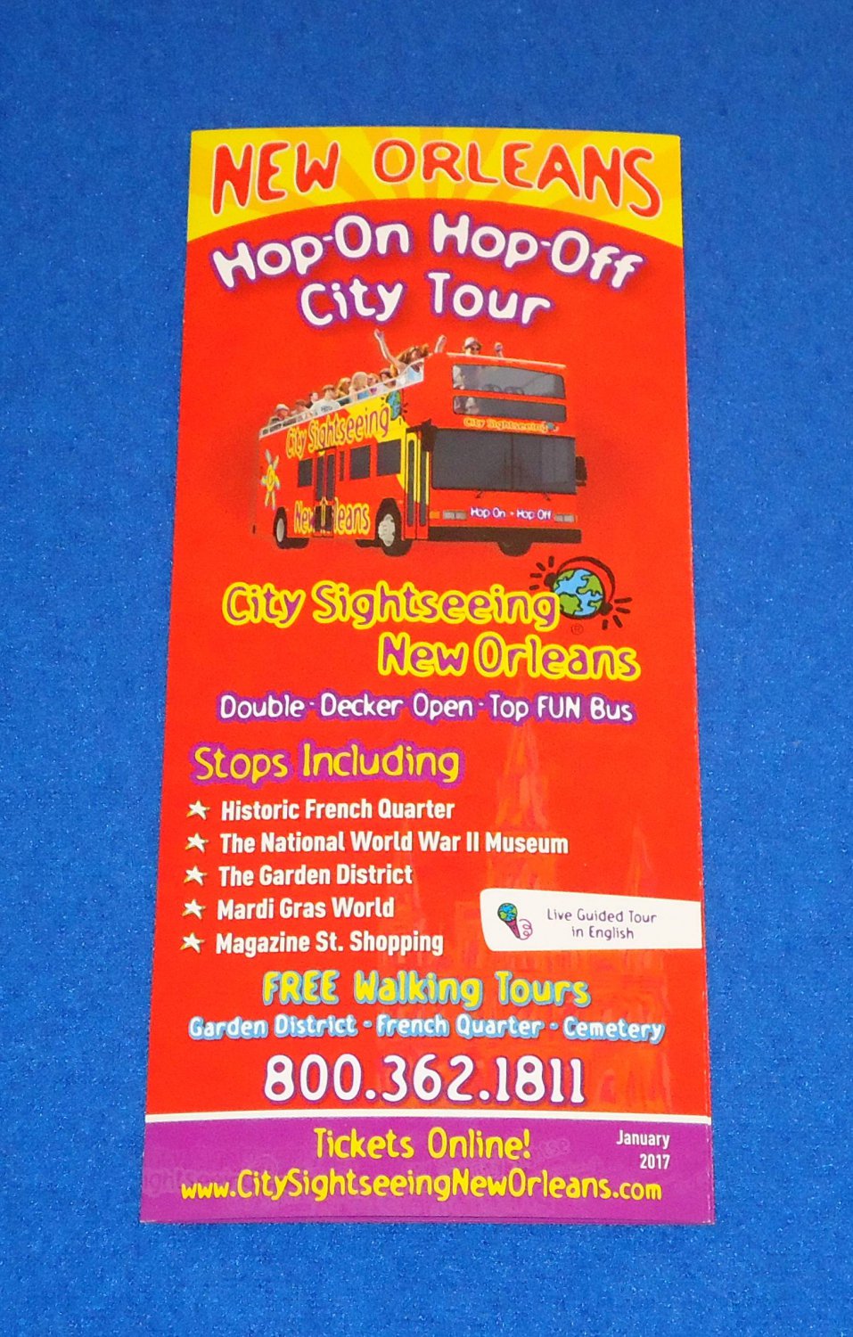 Hop On Hop Off New Orleans Map 