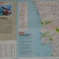 BRAND NEW REMARKABLE CALIFORNIA OFFICIAL VACATION MAP PAMPHLET- GREAT REFERENCE