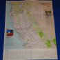 BRAND NEW REMARKABLE CALIFORNIA OFFICIAL VACATION MAP PAMPHLET- GREAT REFERENCE