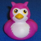ADORABLE AND DYNAMIC RUBBER DUCK IN AN OWL COSTUME - PLASTIC ANIMAL DECORATION ADORABLE AND DYNAMIC RUBBER DUCK IN AN OWL COSTUME - PLASTIC ANIMAL DECORATION