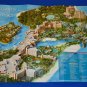 BRAND NEW SUPERB ATLANTIS WATER PARK MAP BROCHURE NASSAU BAHAMAS PARADISE ISLAND