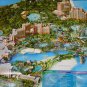BRAND NEW SUPERB ATLANTIS WATER PARK MAP BROCHURE NASSAU BAHAMAS PARADISE ISLAND