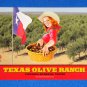 BRAND NEW EXTRAORDINARY TEXAS OLIVE RANCH POSTCARD COLLECTIBLE + *BONUS RECIPES*