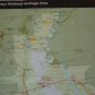 BRAND NEW STAGGERING LOUISIANA ATCHAFALAYA MAP CIRCULAR NATIONAL HERITAGE AREA