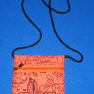 BRAND NEW FABULOUS MEXICO COZUMEL ORANGE STRAP ZIPPER PURSE COLLECTOR'S ITEM BRAND NEW FABULOUS MEXICO COZUMEL ORANGE STRAP ZIPPER PURSE COLLECTOR'S ITEM