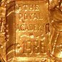 THE ROYAL ACADEMY AUTHENTIC NEW ORLEANS MARDI GRAS DOUBLOON COIN PROFESSOR GLOBE