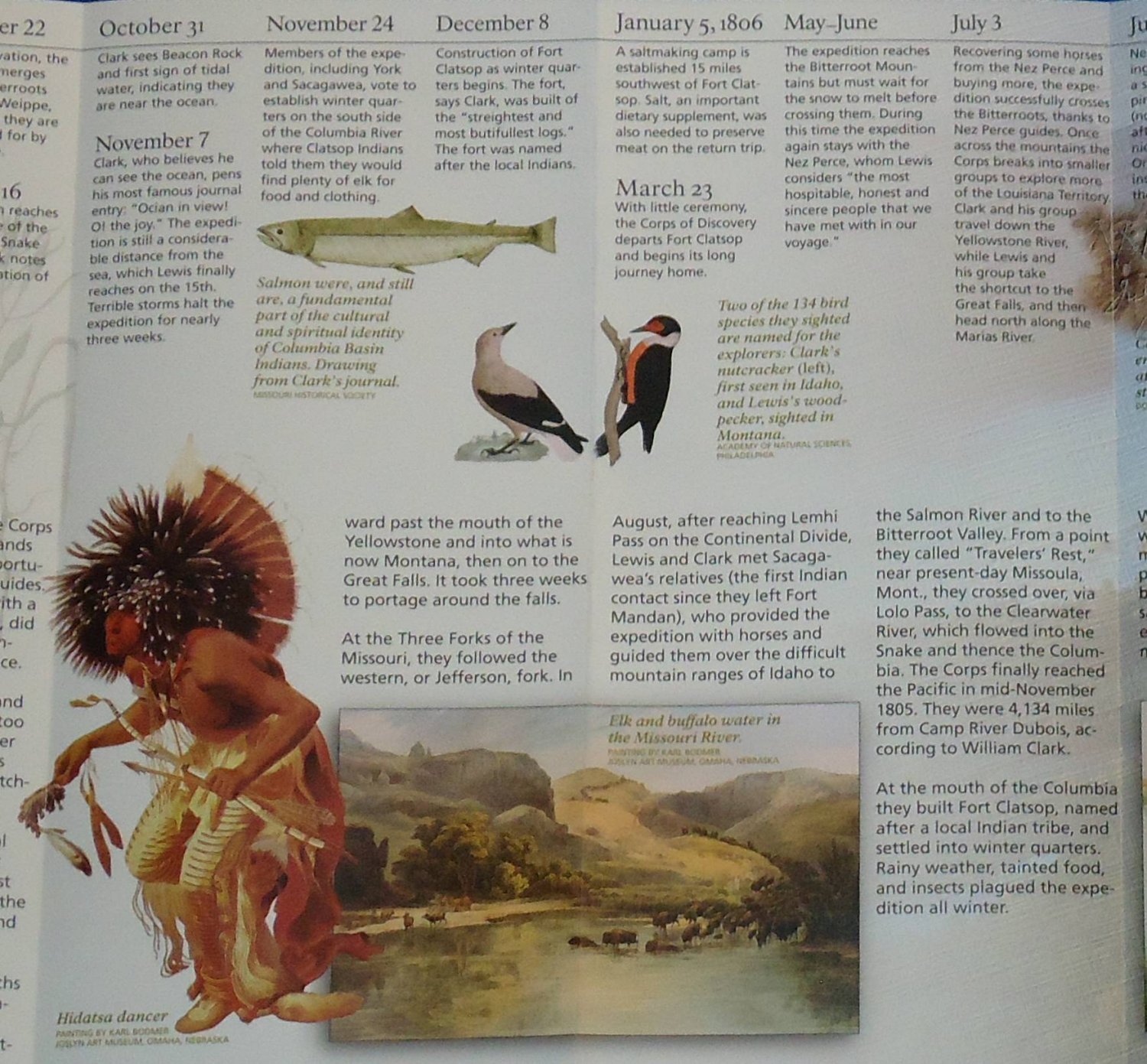 BRAND NEW STUPENDOUS LEWIS AND CLARK TRAIL BROCHURE KEEPSAKE CORPS OF BRAND NEW STUPENDOUS LEWIS AND CLARK TRAIL BROCHURE KEEPSAKE CORPS OF
