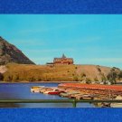 COOL VINTAGE WATERTON LAKES NATIONAL PARK POSTCARD CANADA PRINCE OF WALES HOTEL